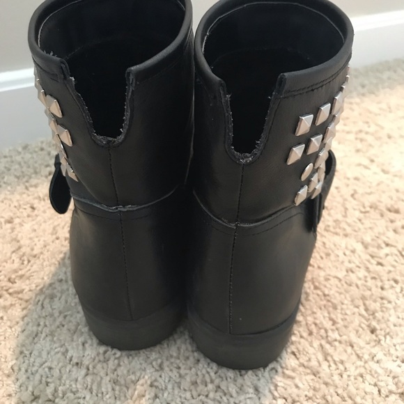 Steve Madden Outlaww leather ankle booties - Picture 4 of 6